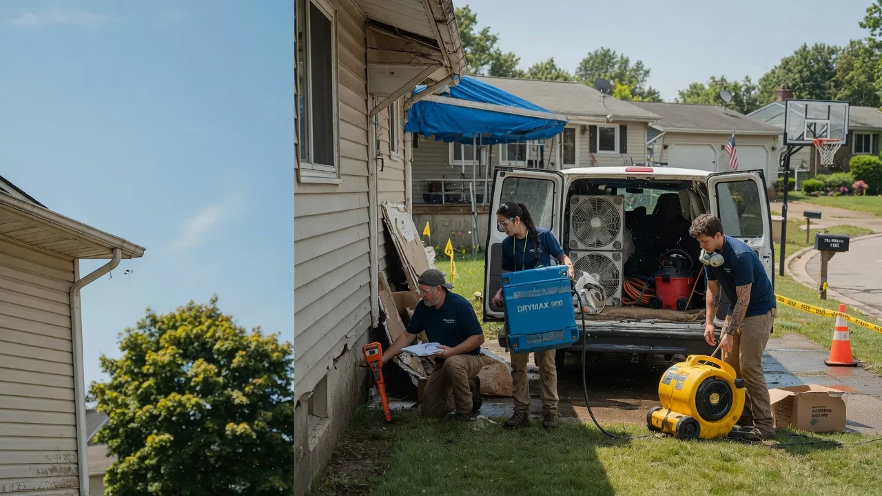 Ceiling Leak Cleanup in Hartford, MI near me